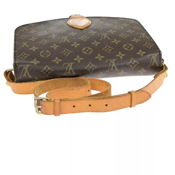 LOUIS VUITTON Cartouchiere GM Shoulder Bag Monogram Leather Brown - Picture 7 of 7
